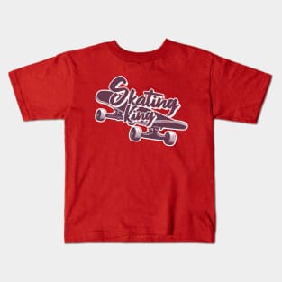 Skating king Kids T-Shirt